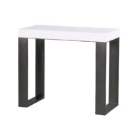 Consolle allungabile 90x40/300 cm Tecno telaio Antracite