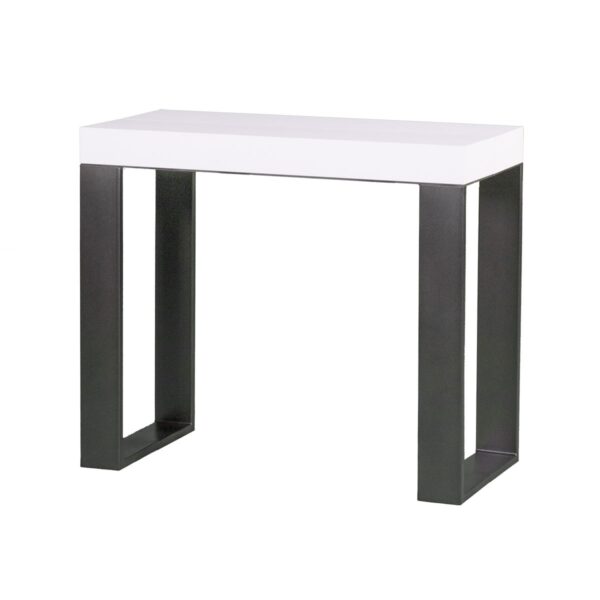Consolle allungabile 90x40/300 cm Tecno telaio Antracite