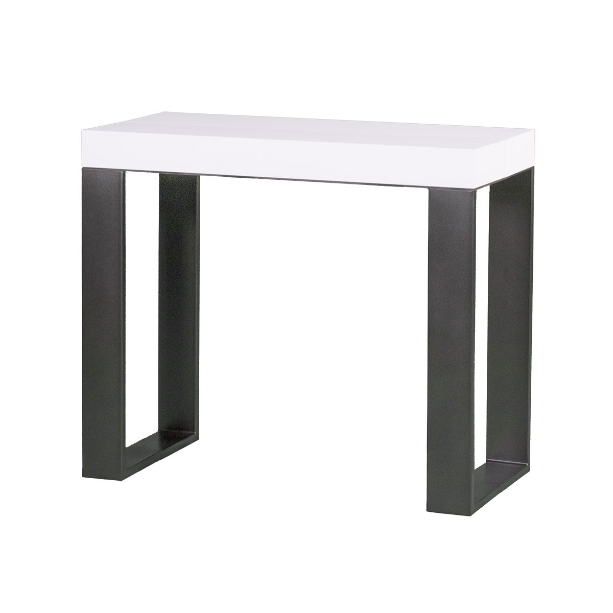 Consolle allungabile 90x40/300 cm Tecno telaio Antracite