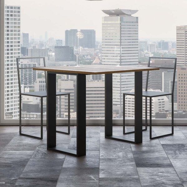Consolle apribile 90x45/90 cm Tecno Libra telaio Antracite
