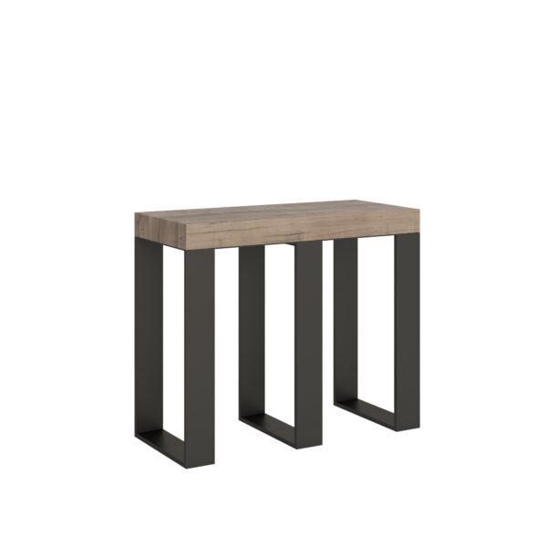 Consolle allungabile 90x40/196 cm Sintesi Small telaio Antracite