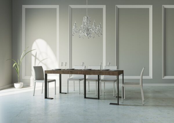 Consolle allungabile 90x40/196 cm Sintesi Small Premium telaio Antracite