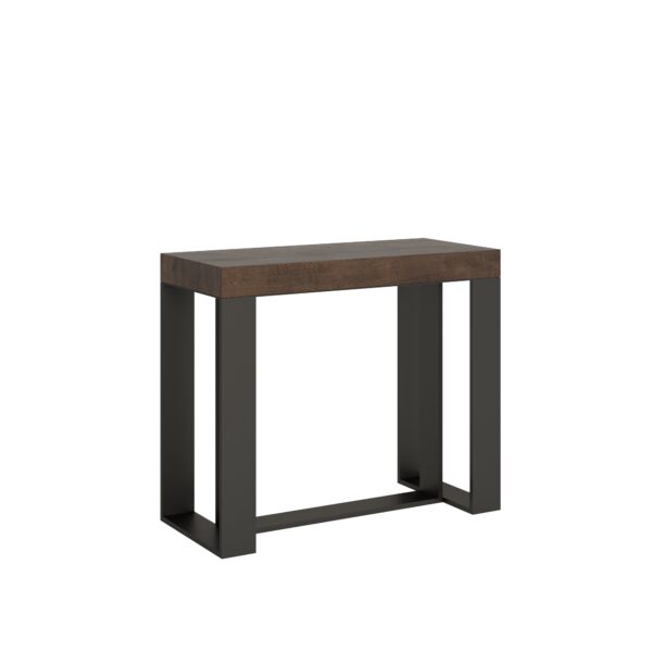 Consolle allungabile 90x40/196 cm Futura Small telaio Antracite