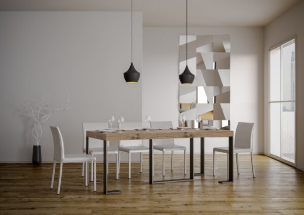 Consolle allungabile 90x40/196 cm Futura Small Premium telaio Antracite