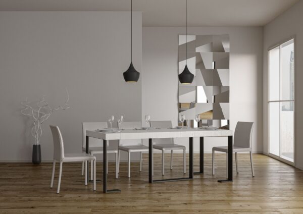 Consolle allungabile 90x40/196 cm Futura Small Premium telaio Antracite