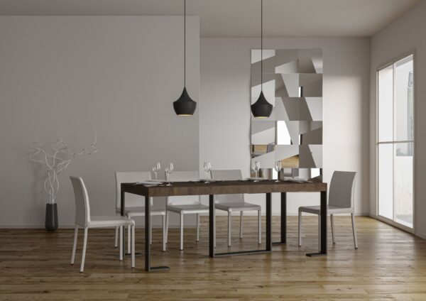 Consolle allungabile 90x40/196 cm Futura Small Premium telaio Antracite