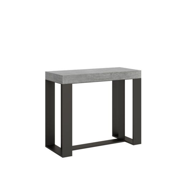 Consolle allungabile 90x40/300 cm Futura Premium telaio Antracite