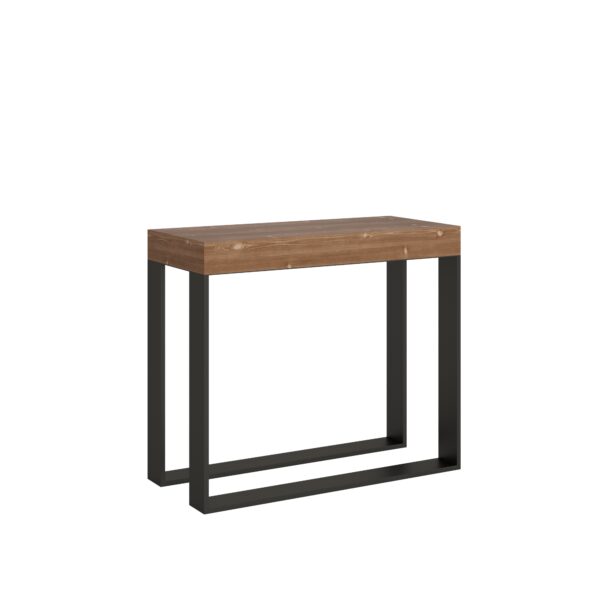 Consolle allungabile 90x40/290 cm Elettra Premium telaio Antracite