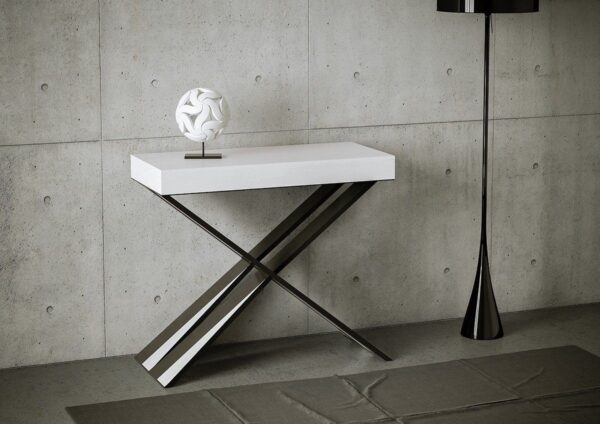 Consolle allungabile 90x40/196 cm Diago Small telaio Antracite