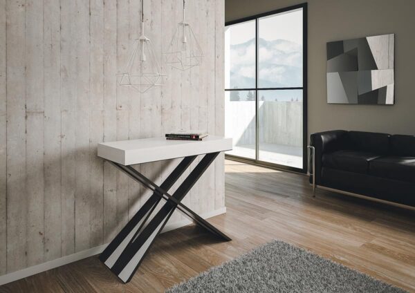 Consolle allungabile 90x40/196 cm Diago Small telaio Antracite