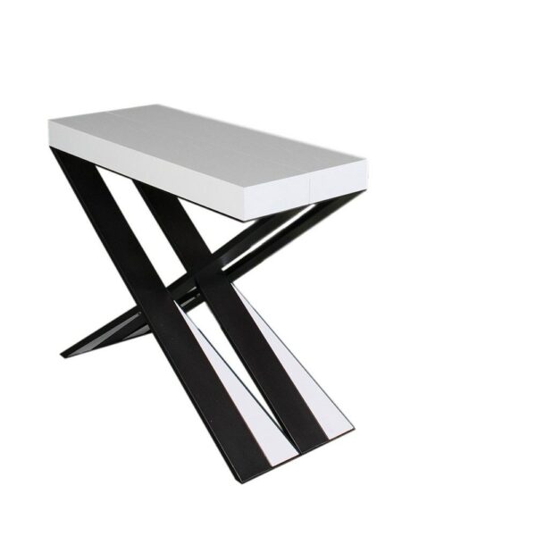 Consolle allungabile 90x40/196 cm Diago Small telaio Antracite