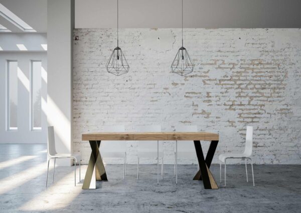 Consolle allungabile 90x40/300 cm Diago Premium telaio Antracite