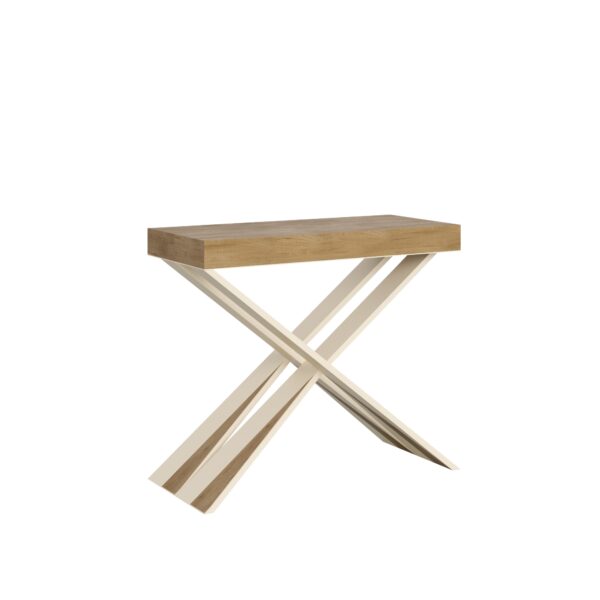 Consolle allungabile 90x40/196 cm Diago Small telaio Bianco