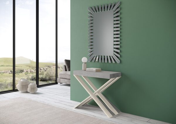 Consolle allungabile 90x40/196 cm Diago Small telaio Bianco