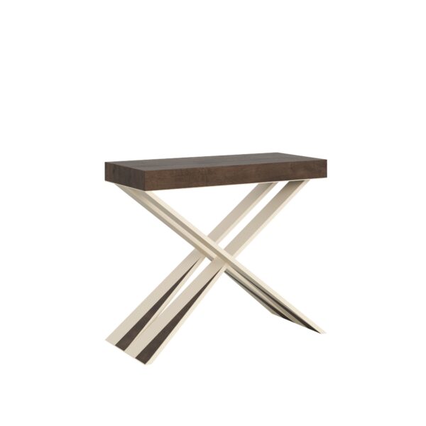 Consolle allungabile 90x40/196 cm Diago Small telaio Bianco