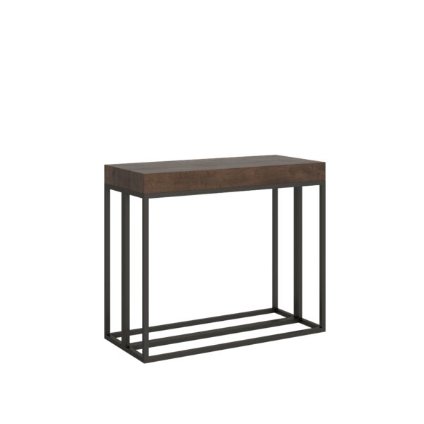Consolle allungabile 90x40/196 cm Epoca Small telaio Antracite