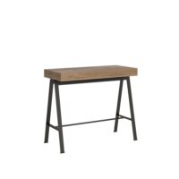 Consolle allungabile 90x40/300 cm Banco Premium telaio Antracite