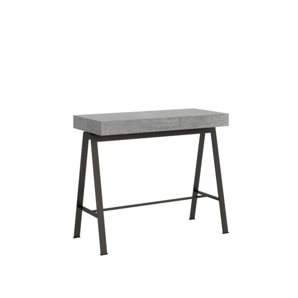 Consolle allungabile 90x40/300 cm Banco Premium telaio Antracite