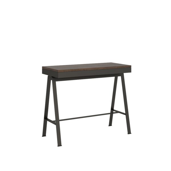 Consolle allungabile 90x40/196 cm Banco Small Evolution telaio Antracite