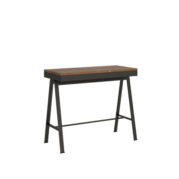 Consolle allungabile 90x40/190 cm Banco Small Evolution telaio Antracite