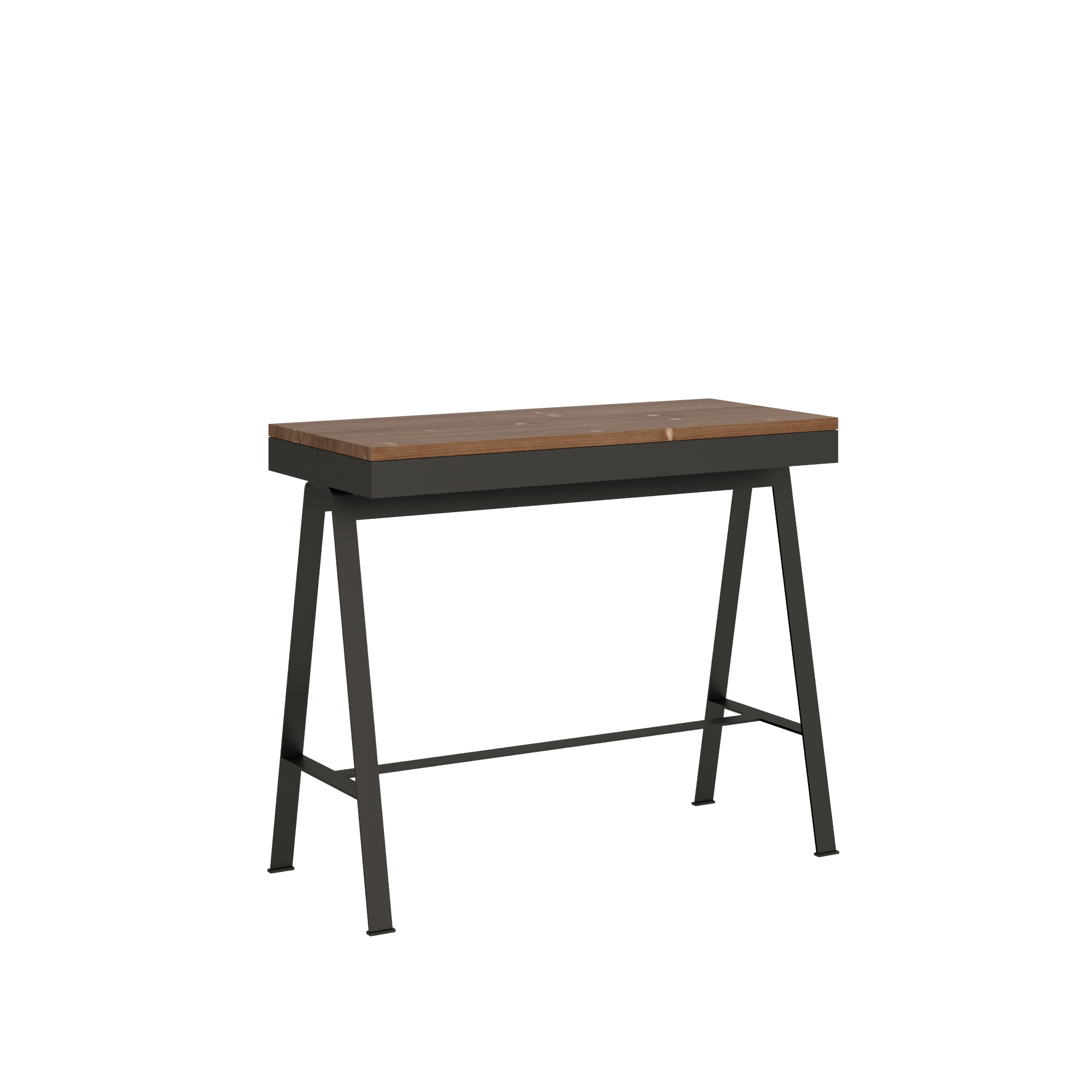 Consolle allungabile 90x40/190 cm Banco Small Evolution telaio Antracite