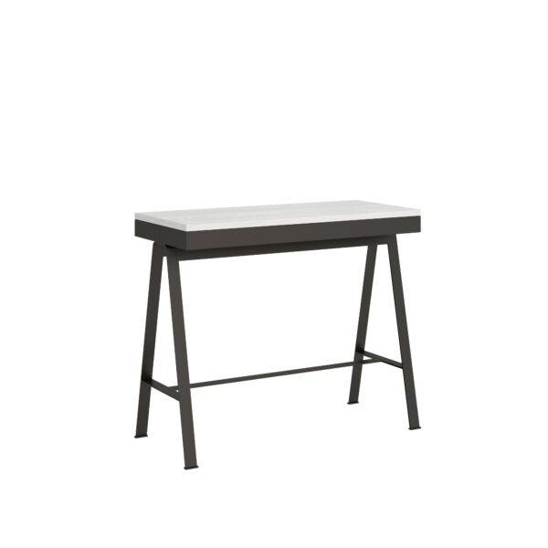 Consolle allungabile 90x40/300 cm Banco Evolution telaio Antracite