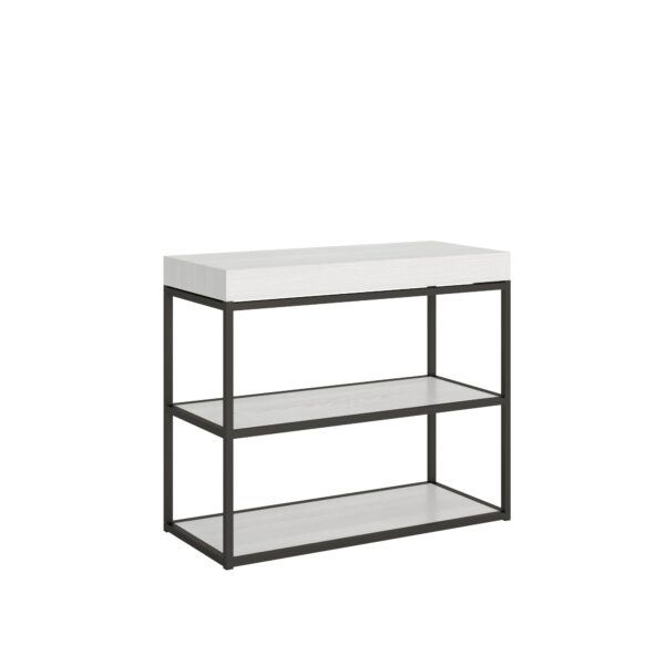Consolle allungabile 90x40/196 cm Plano Small Premium telaio Antracite