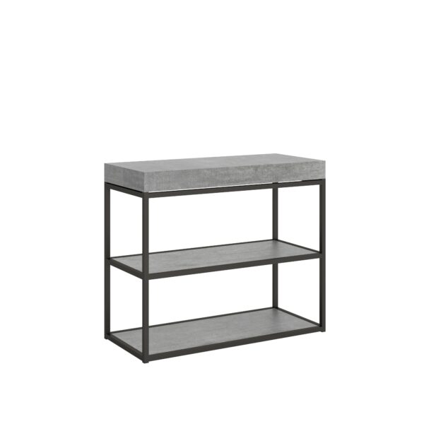 Consolle allungabile 90x40/196 cm Plano Small Premium telaio Antracite