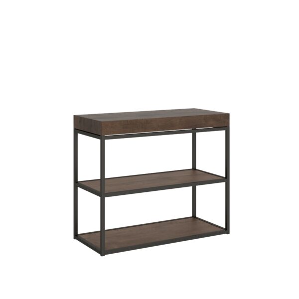 Consolle allungabile 90x40/196 cm Plano Small Premium telaio Antracite