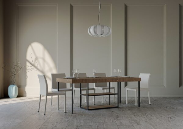 Consolle allungabile 90x40/196 cm Plano Small Premium telaio Antracite