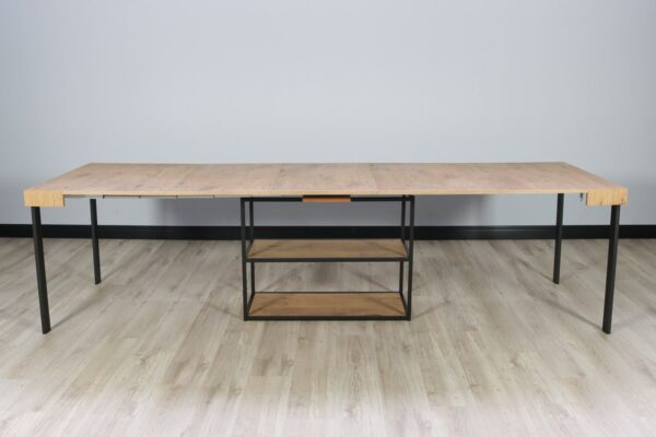 Consolle allungabile 90x40/300 cm Plano telaio Antracite