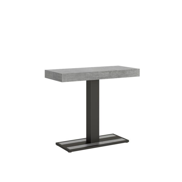 Consolle allungabile 90x40/196 cm Capital Small telaio Antracite