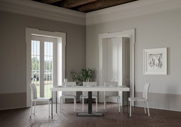 Consolle allungabile 90x40/300 cm Capital Premium telaio Antracite