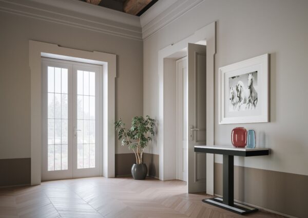 Consolle allungabile 90x40/196 cm Capital Small Evolution telaio Antracite