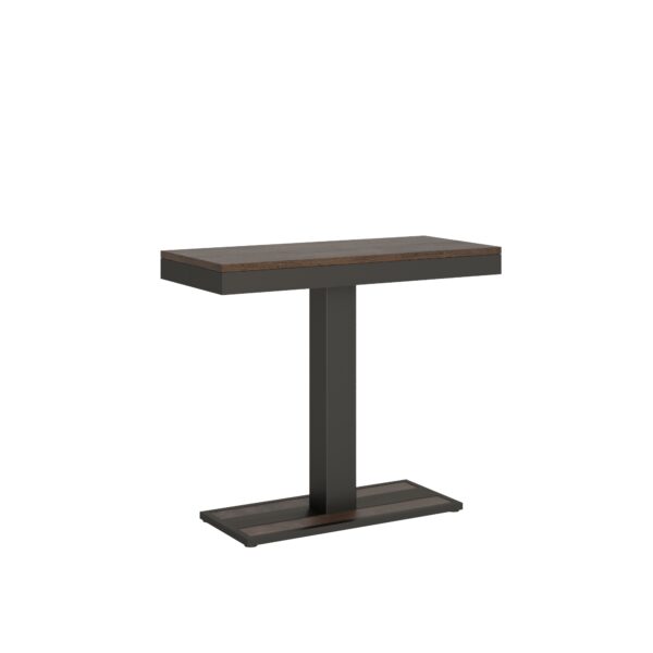 Consolle allungabile 90x40/196 cm Capital Small Evolution telaio Antracite