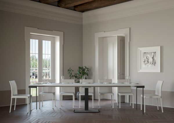 Consolle allungabile 90x40/300 cm Capital Evolution telaio Antracite