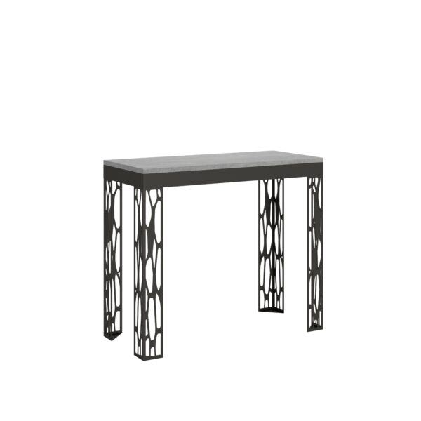 Consolle allungabile 90x40/196 cm Ghibli Small Evolution telaio Antracite