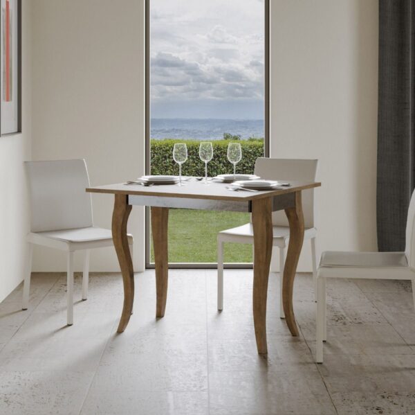 Consolle apribile 90x45/90 cm Olanda Librox telaio Grigio