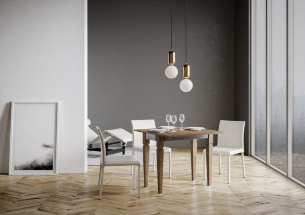 Consolle apribile 90x45/90 cm Impero Librox telaio Grigio