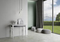 Consolle apribile 90x45/90 cm Romagna Librox telaio Grigio