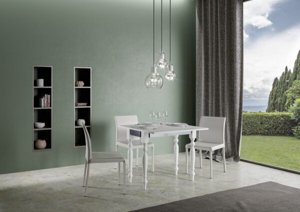 Consolle apribile 90x45/90 cm Romagna Librox telaio Grigio