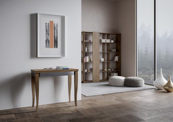 Consolle apribile 90x45/90 cm Sciabola Librox telaio Grigio