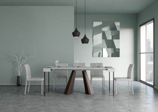 Consolle allungabile 90x40/196 cm Diamante Small telaio Orso