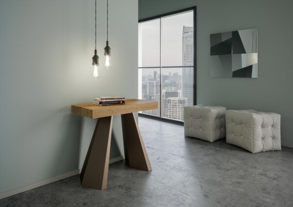 Consolle allungabile 90x40/196 cm Diamante Small telaio Orso