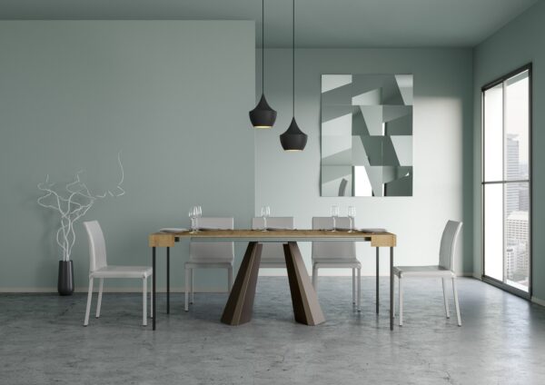 Consolle allungabile 90x40/196 cm Diamante Small telaio Orso