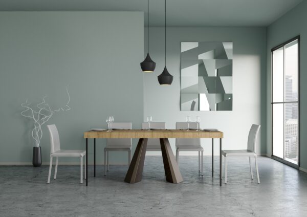 Consolle allungabile 90x40/196 cm Diamante Small Premium telaio Orso