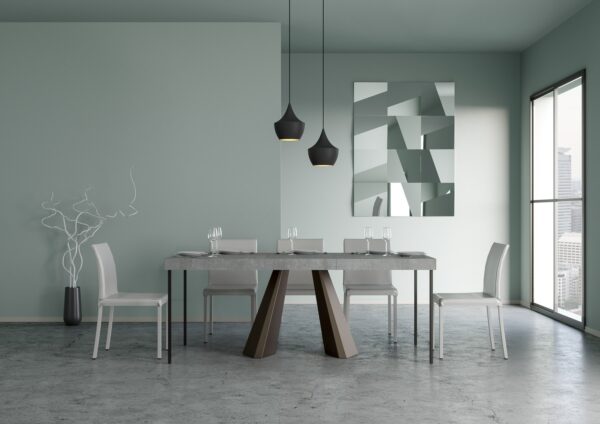 Consolle allungabile 90x40/196 cm Diamante Small Premium telaio Orso