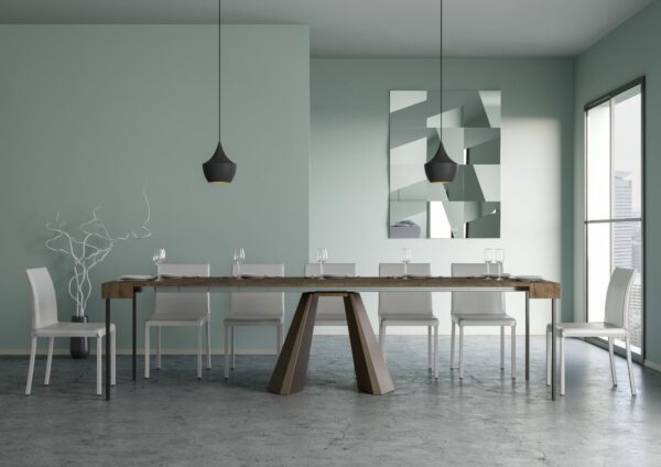Consolle allungabile 90x40/300 cm Diamante telaio Orso
