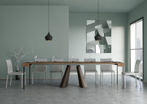 Consolle allungabile 90x40/290 cm Diamante telaio Orso