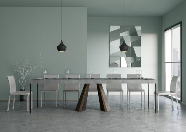 Consolle allungabile 90x40/300 cm Diamante Premium telaio Orso